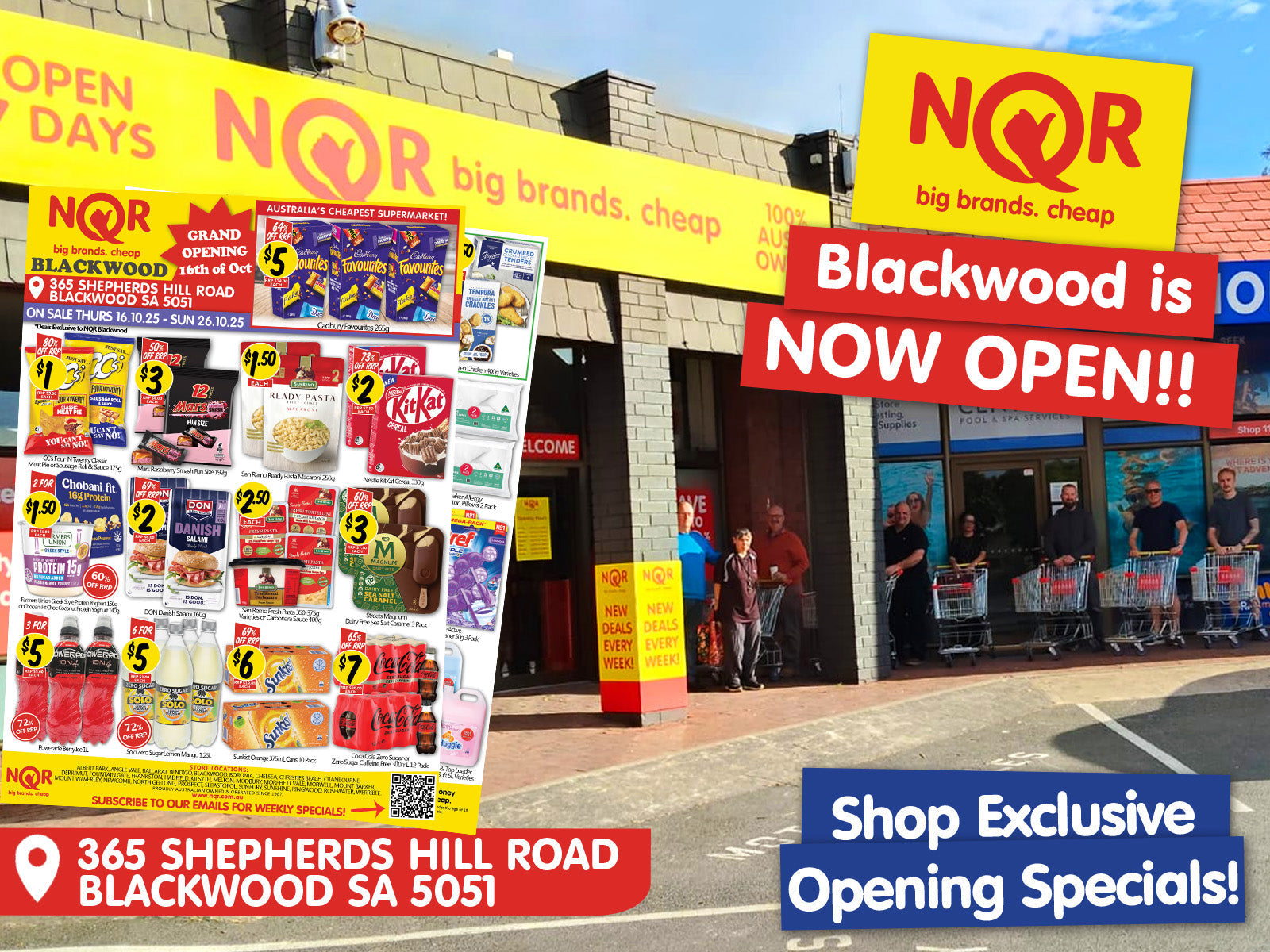 BLACKWOOD SHOPPERS… We’re NOW OPEN! 🚨