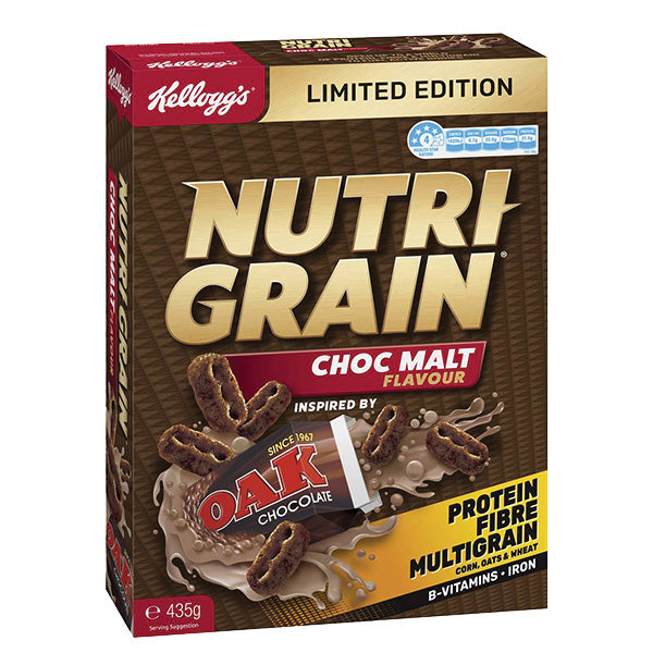 Kellogg's Nutri-Grain Choc Malt 435g
