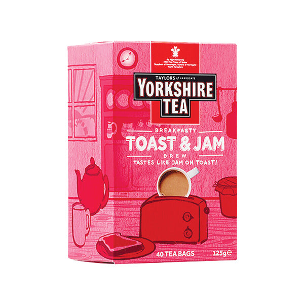 Yorkshire Tea Toast & Jam 40pk