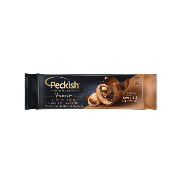 Peckish Chocolate & Hazelnut Crackers 90g