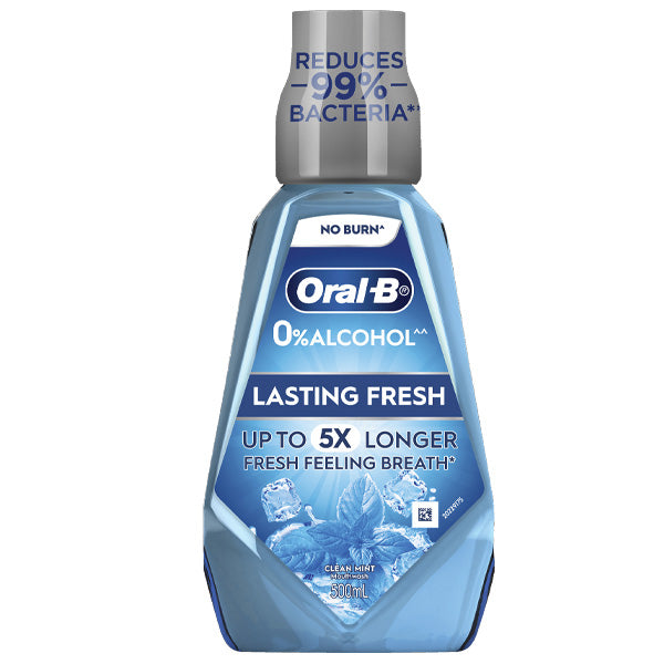 Oral B Mouth Wash Fresh Feeling Breath Clean Mint 500ml