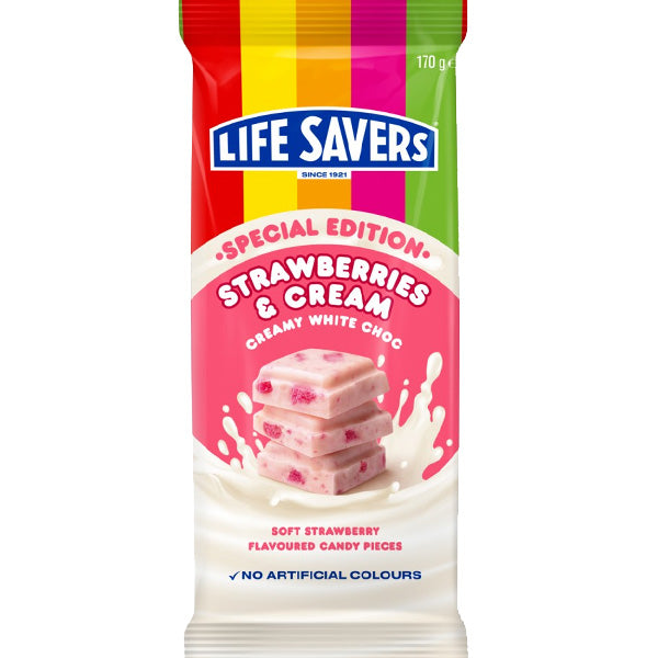 LifeSavers Strawberries & Cream Block 170g