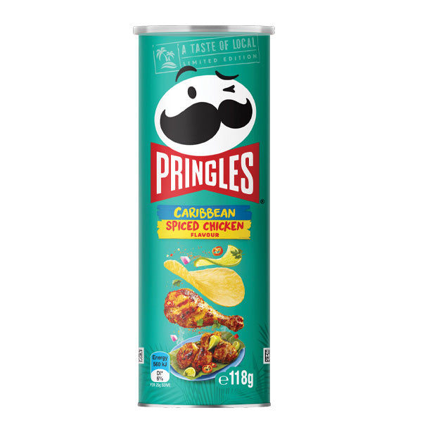 Pringles Caribbean Spiced Chicken Chips 118g