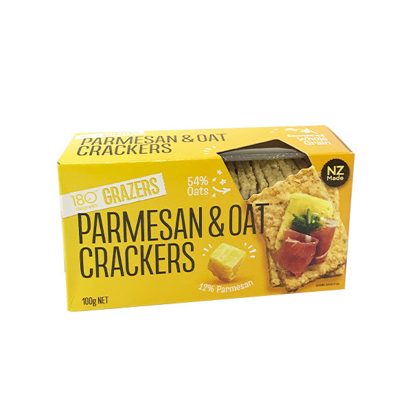 180 Degrees Parmesan & Oat Crackers 100g