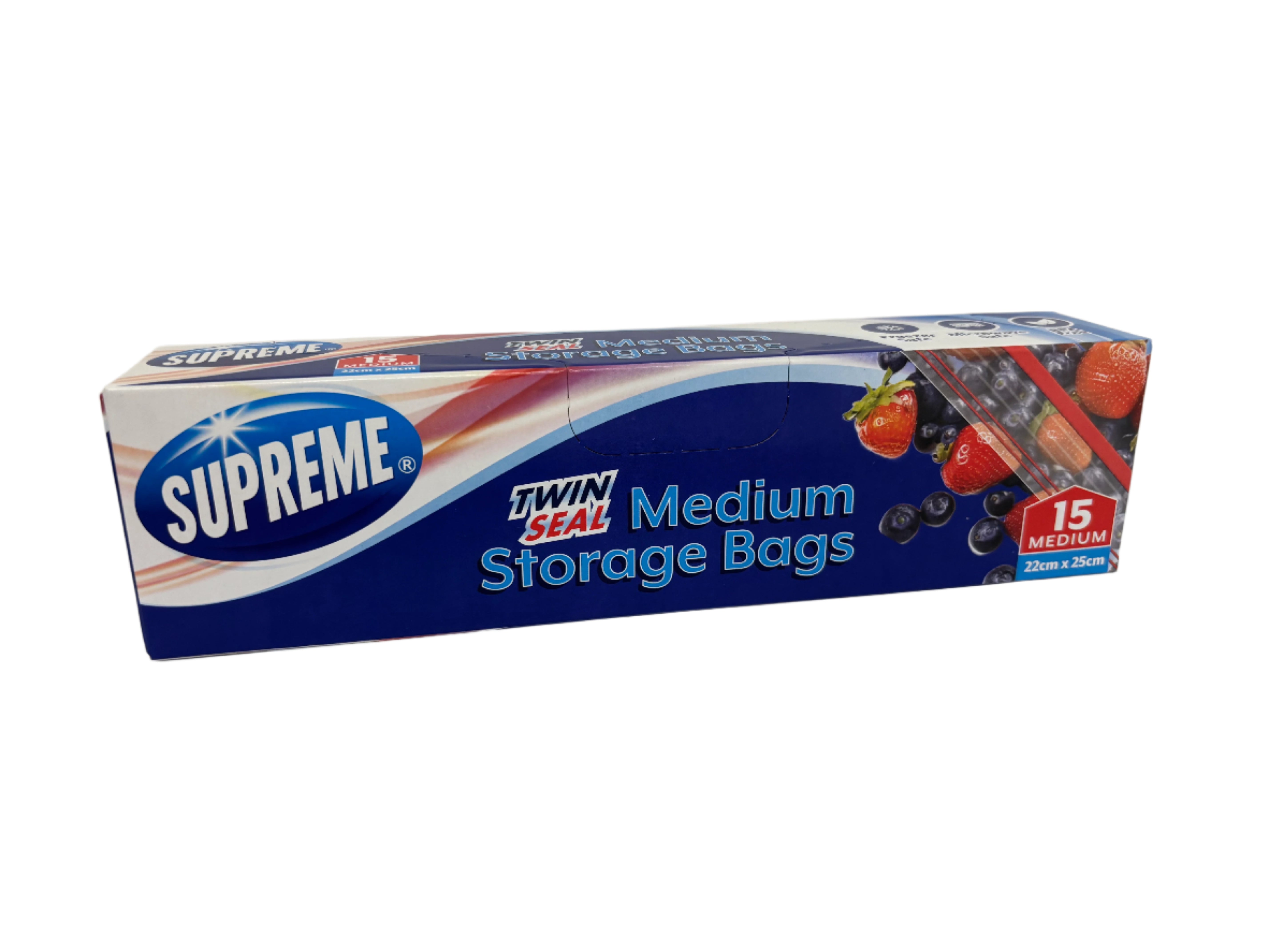 Supreme Twin Seal Medium Storage Bags 15pk