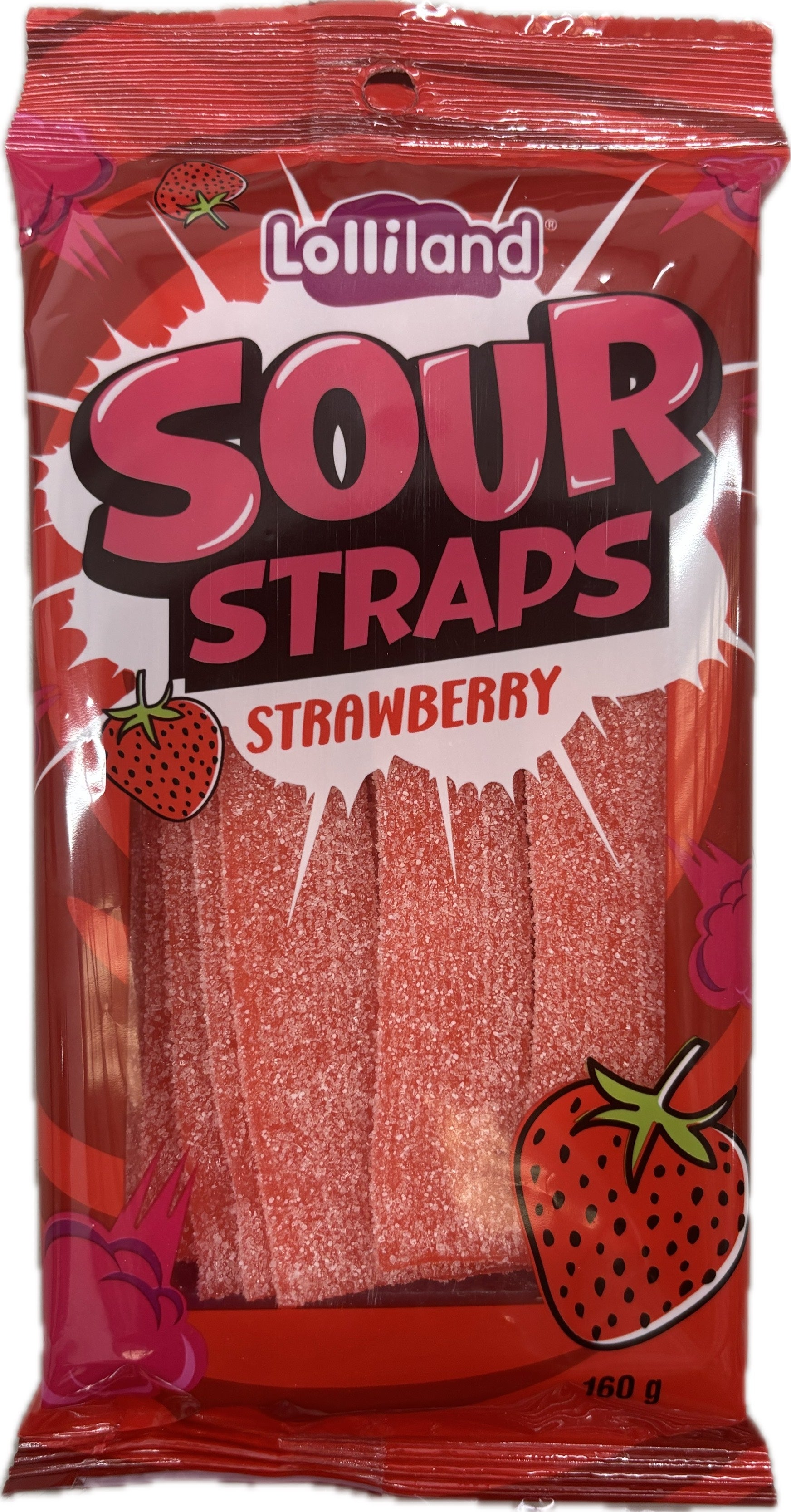 Sour Straps Strawberry 160g