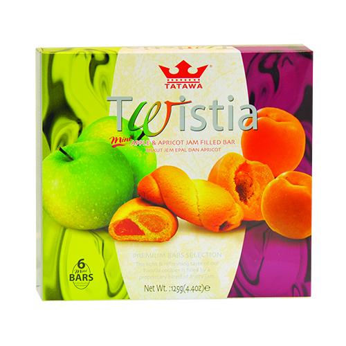 Twistia Apple & Apricot Cookies 6 Pack