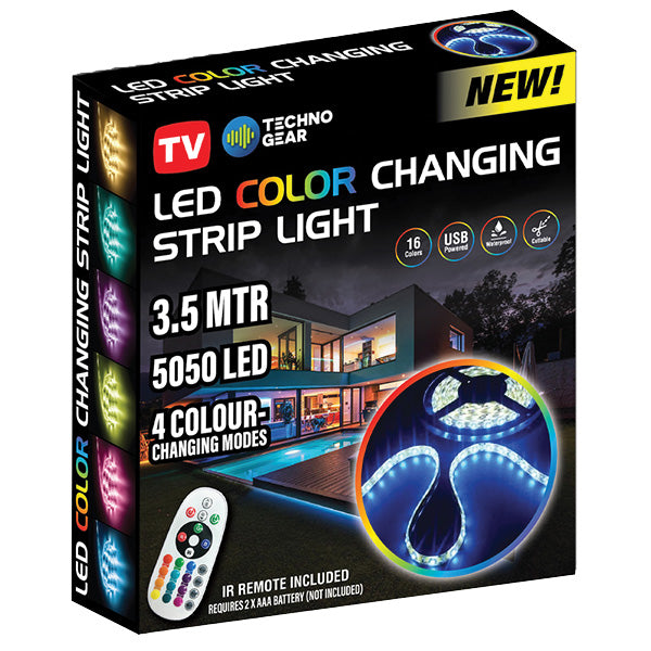 LED Colour Changing Strip Light 3.5m