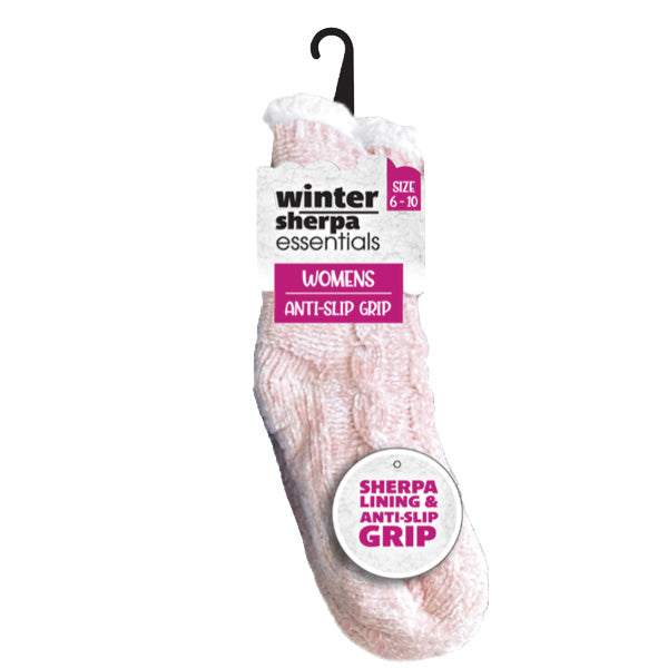 Winter Womens Socks Anti Slip Grip