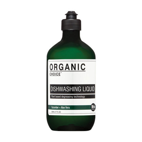 Organic Choice Dishwashing Liquid Cucumber & Aloe Vera 500ml