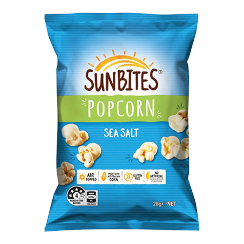 Sunbites Popcorn Sea Salt 28g