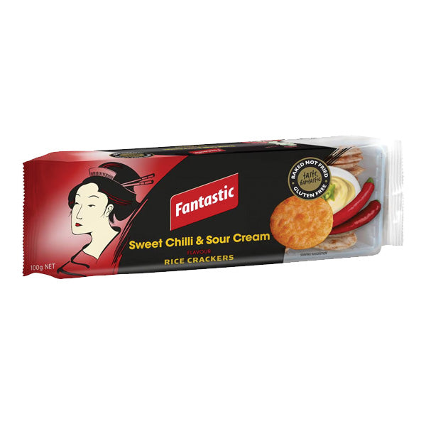 Fantastic Rice Crackers Sweet Chilli 100g