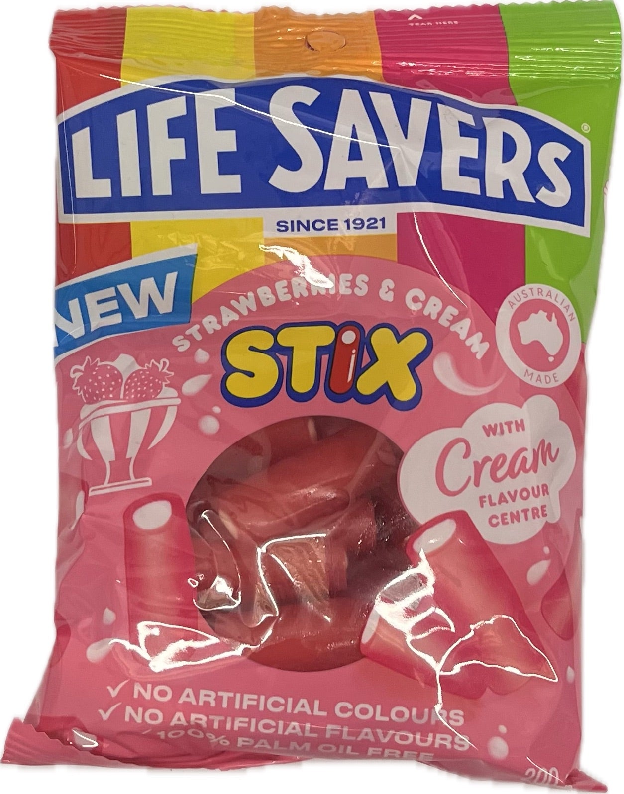 LifeSavers Strawberries & Cream Sticks 200g
