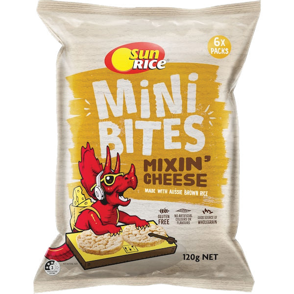 Sunrice Mini Bites Cheese 6pk