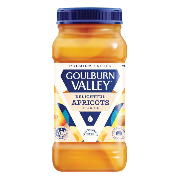 Goulburn Valley Apricot Halves in Juice 700g