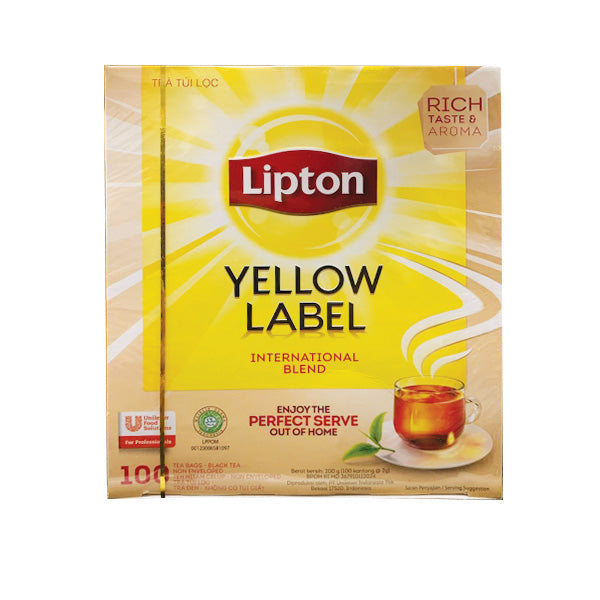 Lipton Yellow Label Black Tea Bags 100-Pack