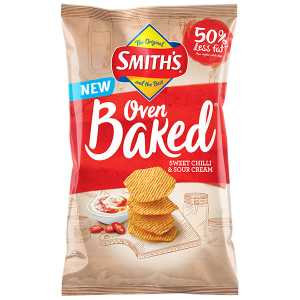 Smiths Baked Sweet Chilli & Sour Cream 130G