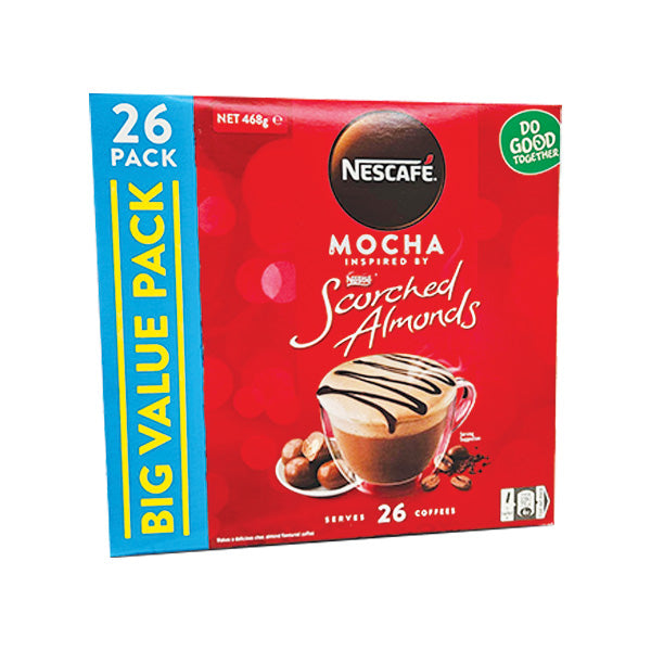 Nescafe Mocha Scorched Almonds 26-pk