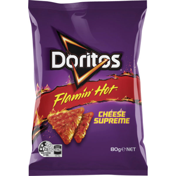 Doritos Flaming Hot Cheese Supreme 80g