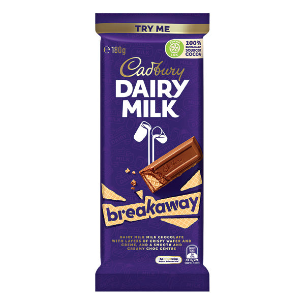 Cadbury Breakaway Block 180g