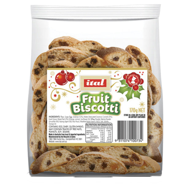 Ital Fruit Biscotti 170g