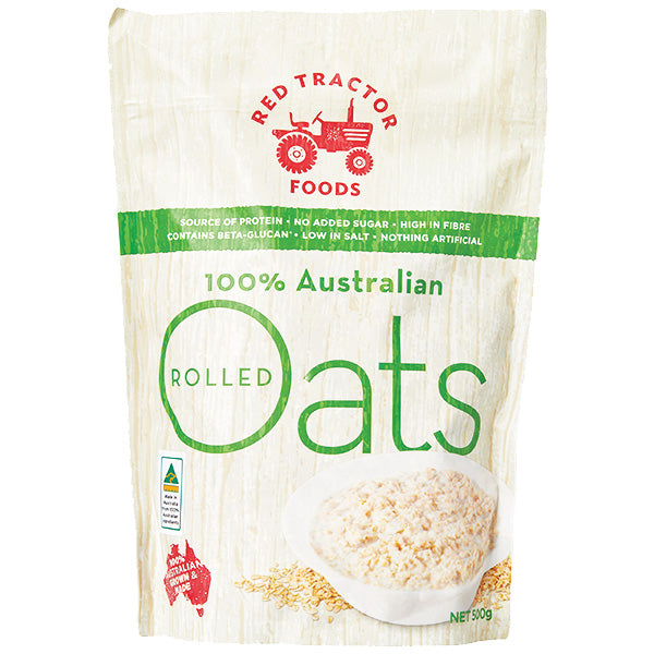 Red Tractor Rolled Oats 500g - 3 for $5