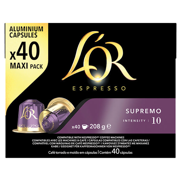 L'OR Supremo Coffee Caps 40pk
