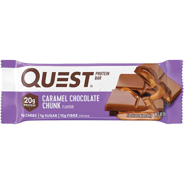 Quest Protein Bar Caramel Chocolate Chunks 60g