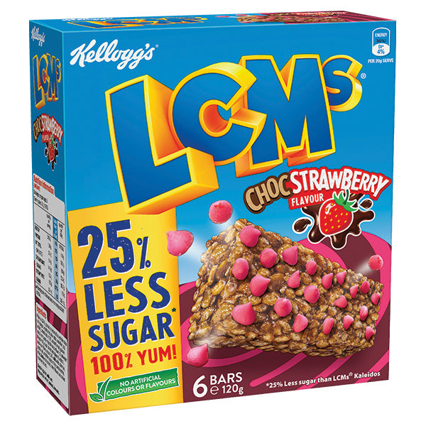 Kellogg's LCM's Low Sugar Choc Strawberry 6pk