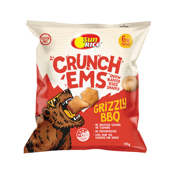 Crunch Ems Grizzly BBQ 6pk