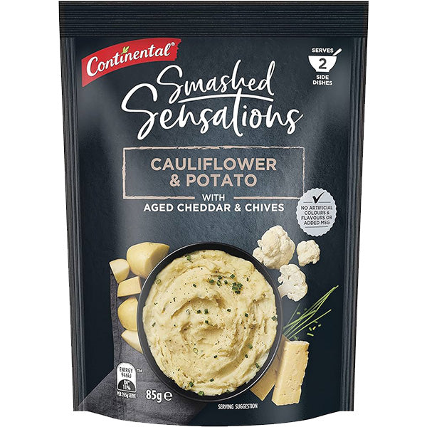 3 for $4 or 1 for $1.50 - Continental Smashed Sensations Cauliflower & Potato 85g