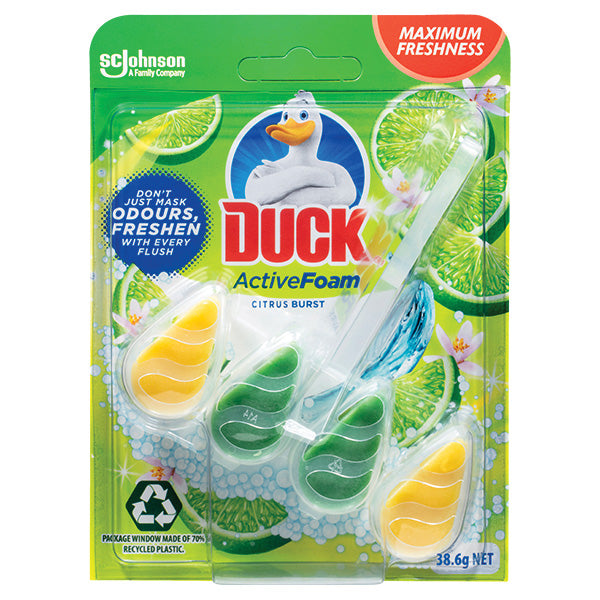 Duck Toilet Cage Active Foam Citrus Burst 38.6g