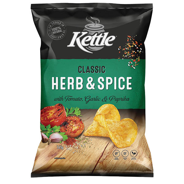 Kettle Herb & Spice Chips 165g