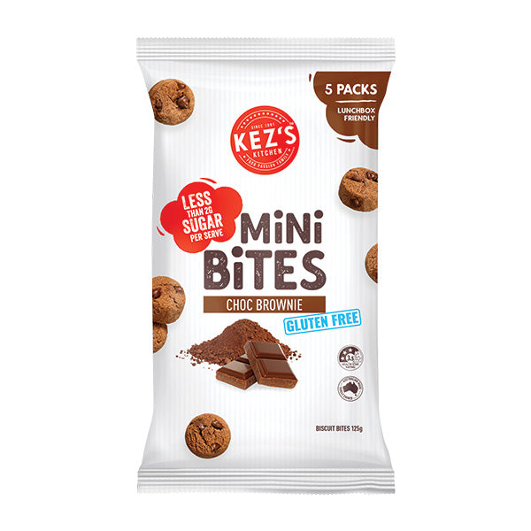 Kez's Mini Bites Choc Brownie 5pk
