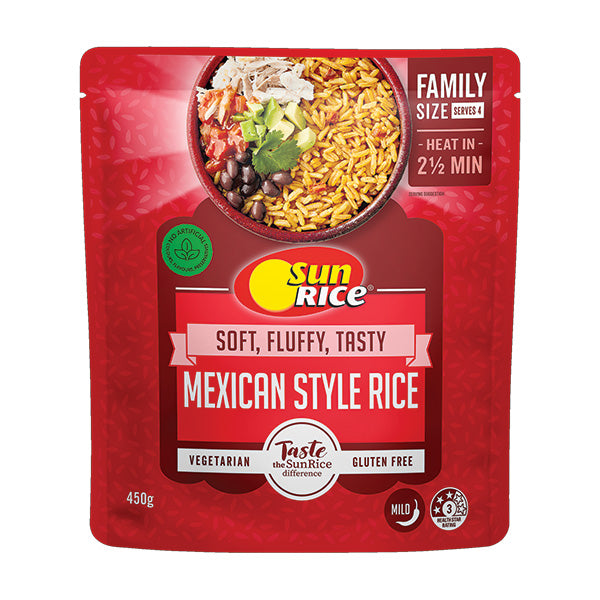 Sunrice Mexican Rice Pouch 450g