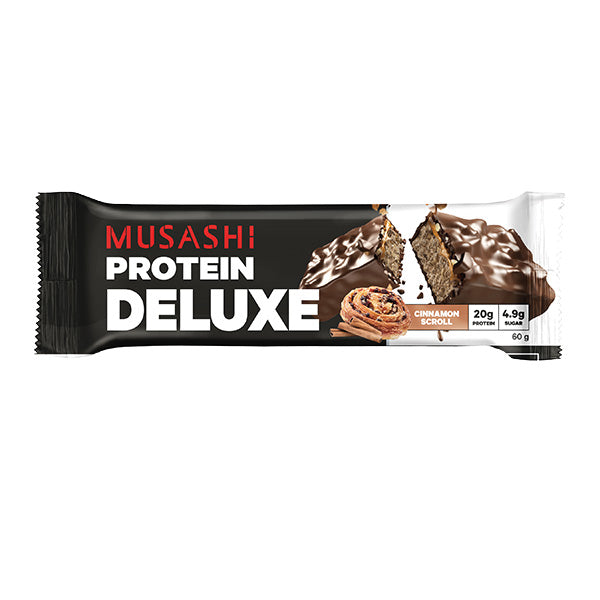 Musashi Protein Deluxe Cinnamon Scroll 60g