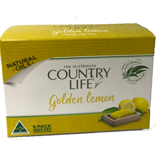 Country Life Lemon Soap 5 x 90g