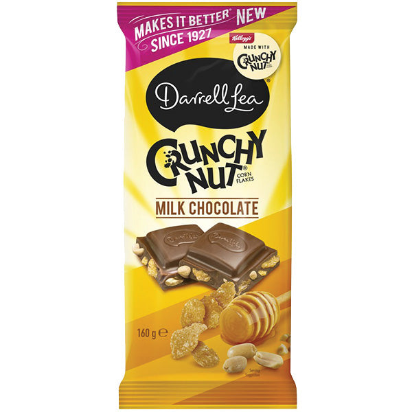 Darrell Lea Crunchy Nut Milk Choc Block 160g