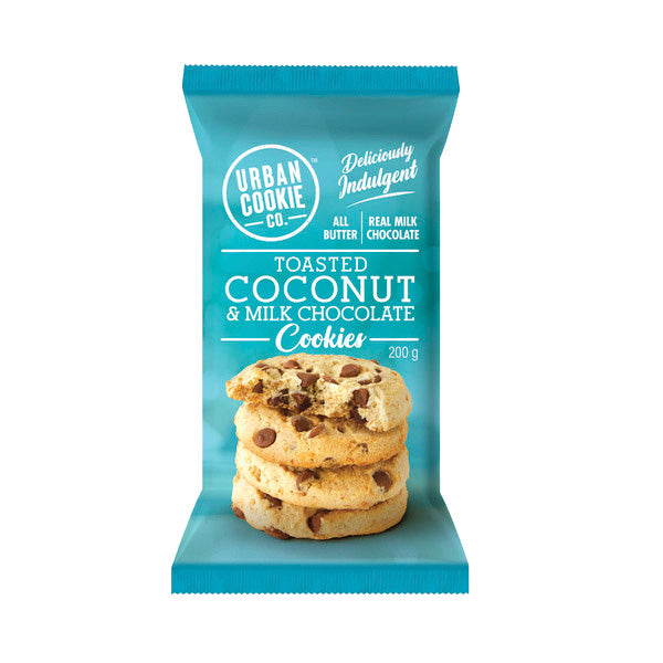 Urban Cookie Co. Toasted Coconut & Milk Choc Cookies 200g