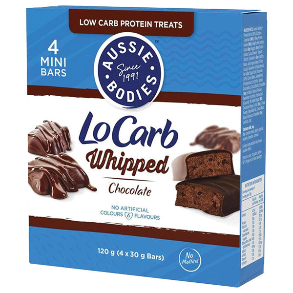 Aussie Bodies Low Carb Whipped Chocolate 4pk 435g