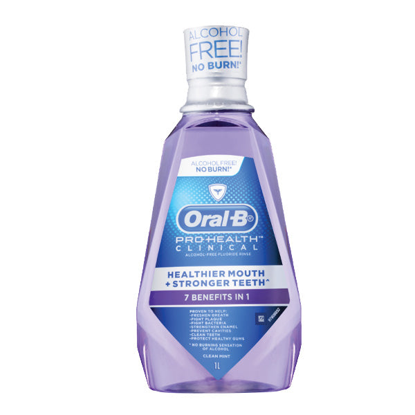 Oral B Pro Health 7 in 1 Clinical Clean Mint Rinse 1L