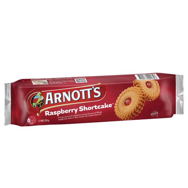 Arnott's Raspberry Shortcake Biscuits 250g