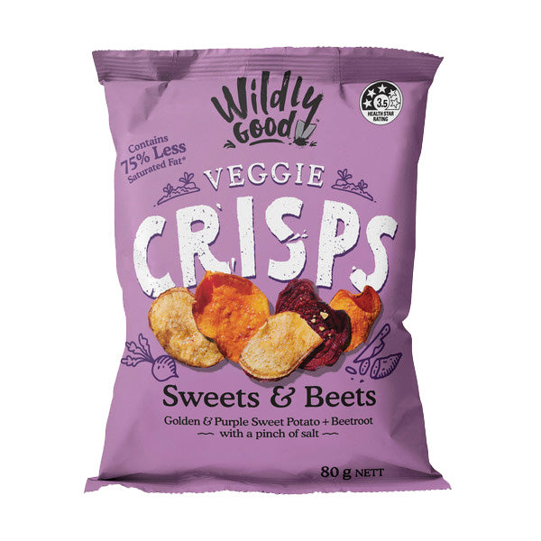 Wildly Good Veggie Crisps Sweets & Beets 80g