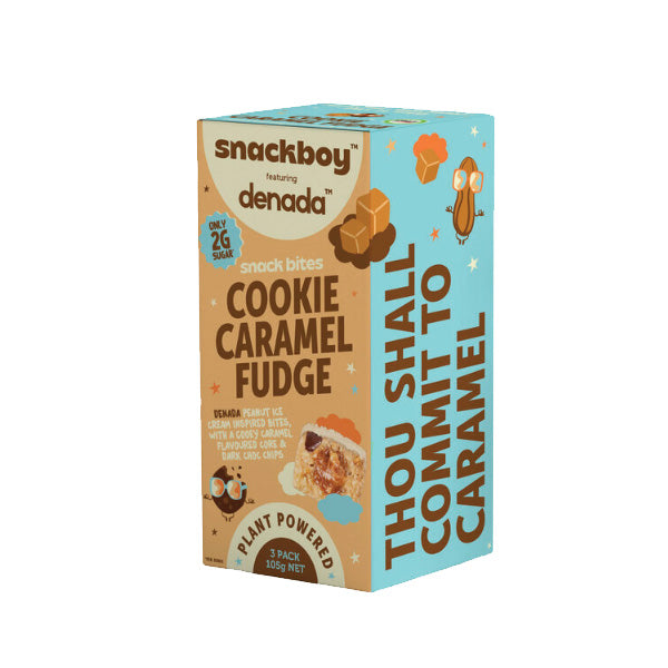 Snackboy Denada Cookie Caramel Fudge bites 3-Pack