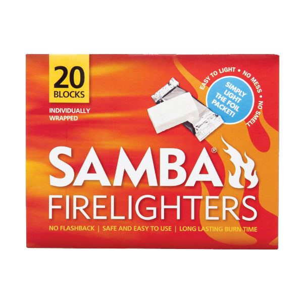 Samba Individually Wrapped Firelighters 20pk