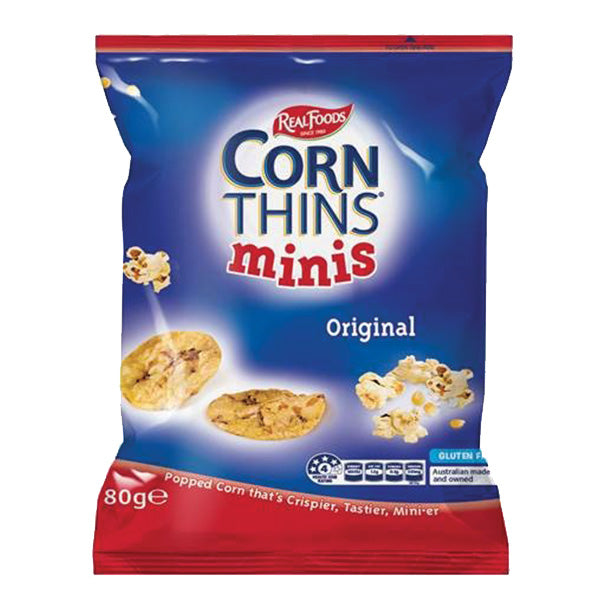 Real Foods Corn Thins Minis 80g