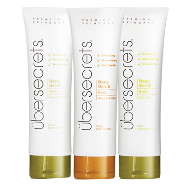 Ubersecrets Body Scrub 200ml Varieties