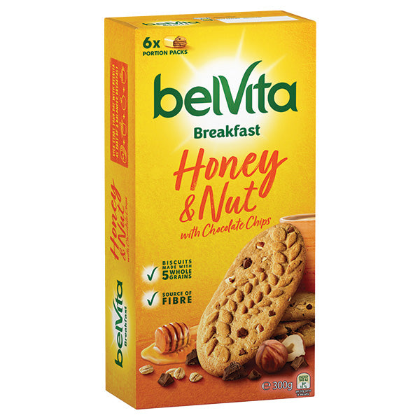 Belvita Breakfast Biscuits Honey & Nut 300g