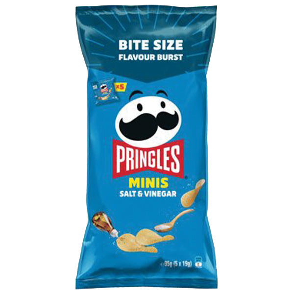Pringles Minis Salt & Vinegar 95g 5-Pack - 2 for $5