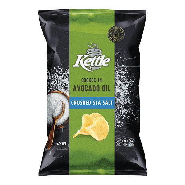 Kettle Crushed Sea Salt Avocado Oil 60g